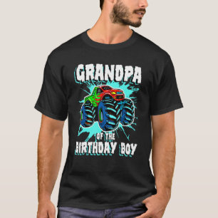 Camiseta Avô Do Aniversário Do Monstro De Aniversário