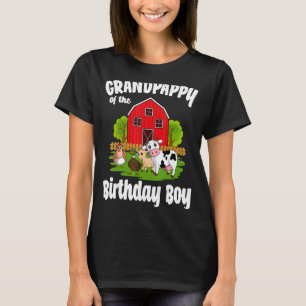 Camiseta Avô Do Aniversário Garoto Fazenda Bday Pa