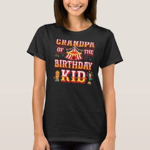 Camiseta Avô Do Aniversário Kid Ringmaster Paw Fat