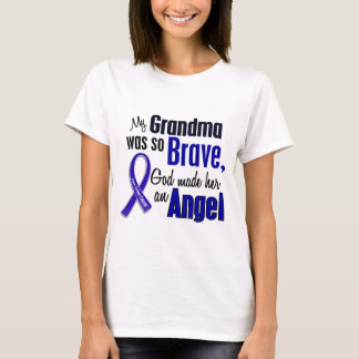 Camiseta Avó do ANJO 1 do cancro do cólon