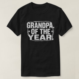 Camiseta Avô do Ano Design Retro Desgastado