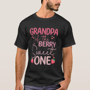 Camiseta Avô Do Berry Sweet One Strawberry First Bi