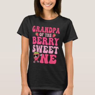 Camiseta Avô Do Berry Sweet One Strawberry First Bi
