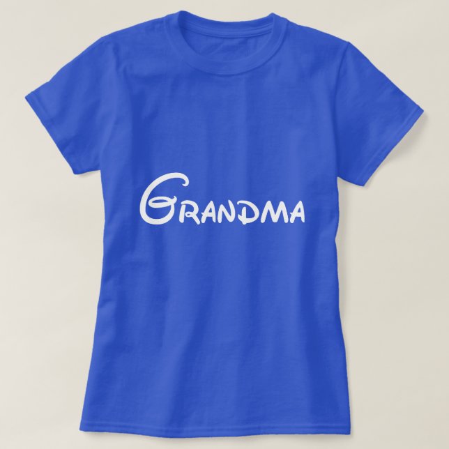 Camiseta Avó do Dia Mais Mágico (Frente do Design)