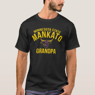 Camiseta Avô do Estado de Minnesota Mankato Mavericks