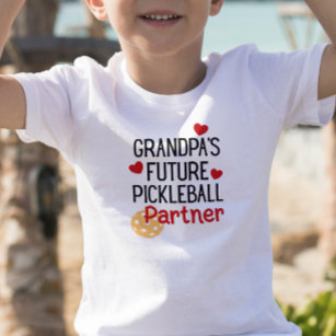 Camiseta Avô do Futuro Parceiro de Pickleball