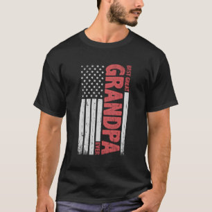 Camiseta Avô do Melhor Excelente da Bandeira Americana