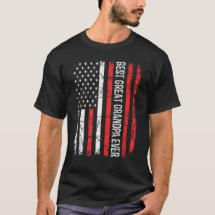 Camiseta Avô Do Melhor Excelente Do Dia de os pais Do Mens