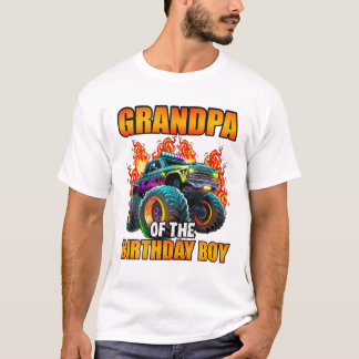 Camiseta Avô do menino de aniversário