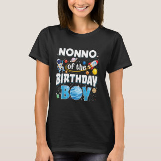 Camiseta Avô Do Menino Do Aniversário Família De Astronauta
