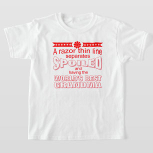 Camiseta avó do mundo engraçada é a melhor