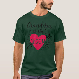 Camiseta Avó Do Noivo Coração De Seta Casamento E Bache