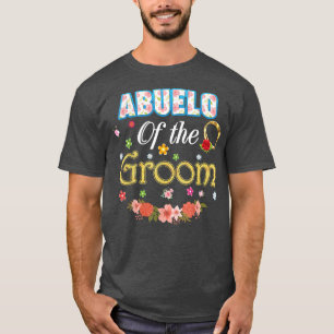 Camiseta Avô Do Noivo Festa De Casamento Família Flor Ri