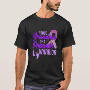 Camiseta Avó Do Preemie Warrior, Sensibilização Para A Pré-
