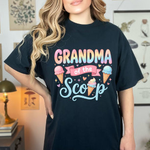 Camiseta Avó do Sorvete The Scoop Revelação do Sexo