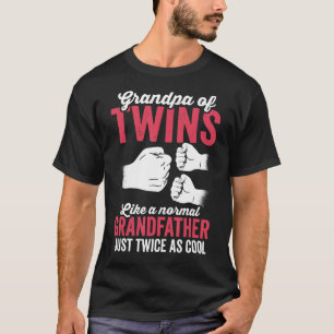 Camiseta Avô Do Twins Bebê Do Anunciante Twin Gran