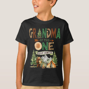 Camiseta Avó do um feliz campista aniversário de 1 ano