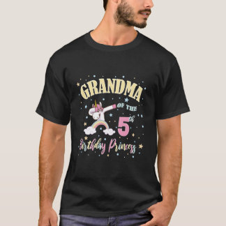 Camiseta Avó do Unicórnio Princesa do 5º 5