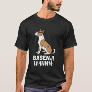 Camiseta Avó Dona de Cachorro Basenji
