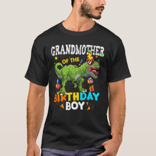 Camiseta Avó Dos Dinossauros Da Avó De Aniversário