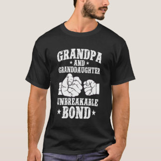 Camiseta Avô e neta do avô para a neta