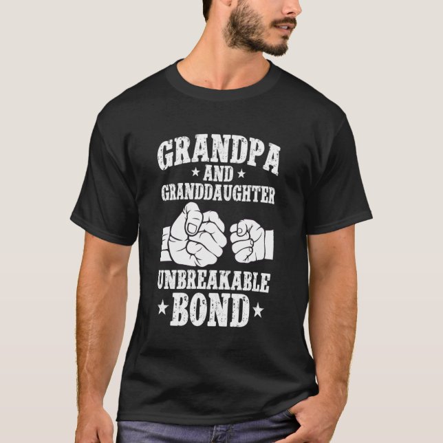 Camiseta Avô e neta do avô para a neta (Frente)