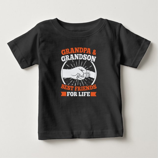 Camiseta Avô e neto melhores amigos  (Frente)