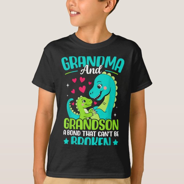 Camiseta Avó e Neto Um Laço que Não Pode Ser Quebrado D (Frente)