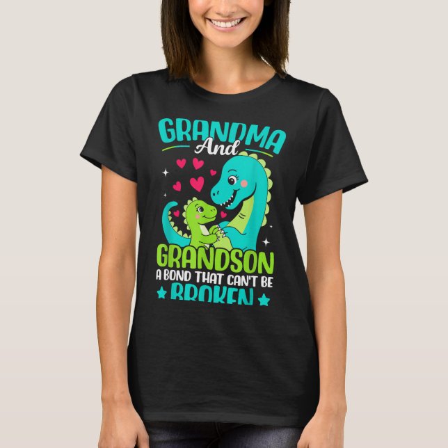 Camiseta Avó e Neto Um Laço que Não Pode Ser Quebrado D (Frente)