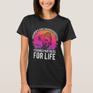 Camiseta Avô E Netos Parceiros De Pesca Para Toda A Vida