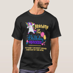 Camiseta Avó Engraçada Da Princesa Aniversário Dabbing U
