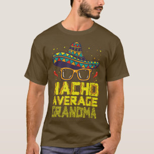 Camiseta Avó Engraçada Dizendo presentes Nacho Avô Médio