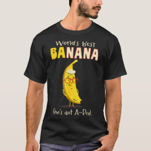Camiseta Avó Engraçada Nana Banana Trocadilho do Mundo