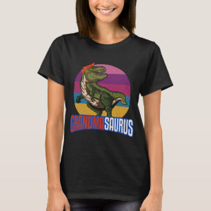 Camiseta Avô Engraçado Avó Surus Rex Dinossauro