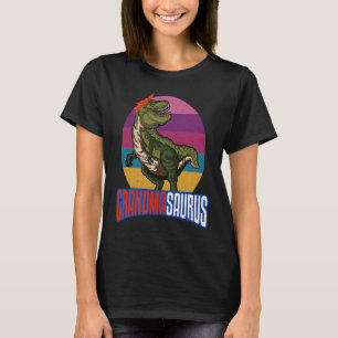 Camiseta Avô Engraçado Avó Surus Rex Dinossauro