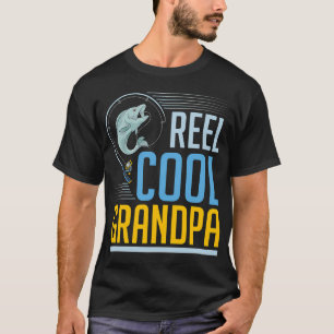 Camiseta Avô Engraçado Pescador Dia dos Pais Peixe Pescaria