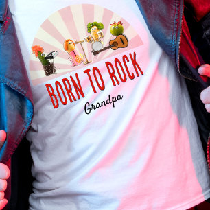 Camiseta Avô Engraçado Presente - Legal Veggie Music Lover