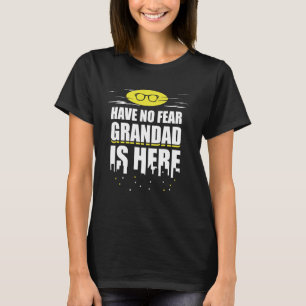Camiseta Avô Engraçado Presente - Não Há Medo De Avô Aqui