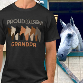 Camiseta Avô Equestriano Orgulhoso