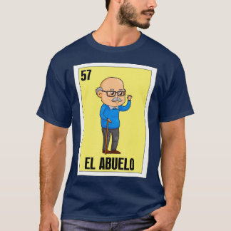 Camiseta Avô Espanhol Loteria Presente Mexicano El Abuelo