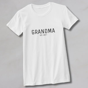 Camiseta Avó Estabelecida Preta