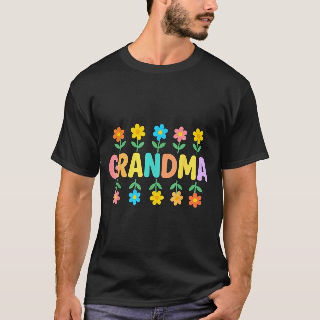 Camiseta Avó floral dia das mães  (Frente)