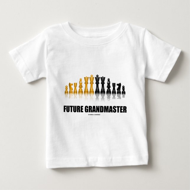 Camiseta Avô Futuro (Chess Set) (Frente)