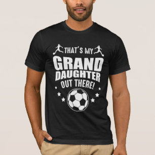 Camiseta Avó Garota de Futebol Orgulhosa Avós