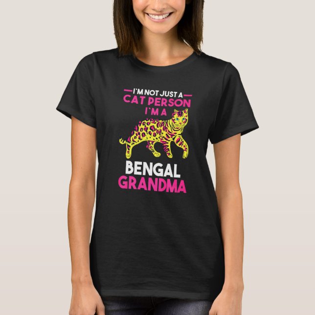 Camiseta Avó Gato Bengala Avó (Frente)