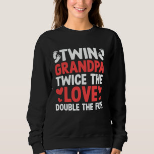 Camiseta Avô Gêmeo Duas Vezes o Amor Dobro o Divertimento G