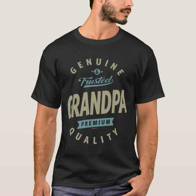 Camiseta Avô genuíno (Frente)