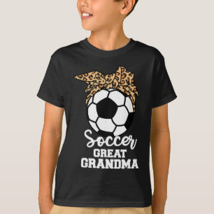 Camiseta Avó Grande Futebol Engraçado Jogador de Futebol Le