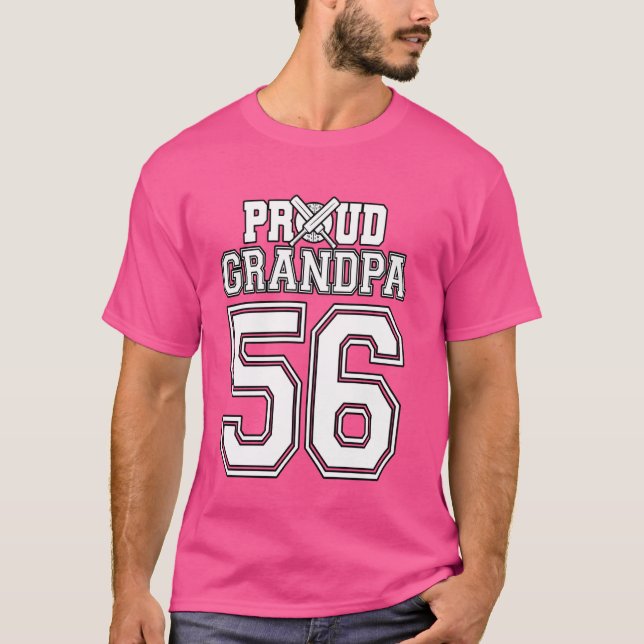 Camiseta Avô Grilo Orgulhoso Número 56 (Frente)