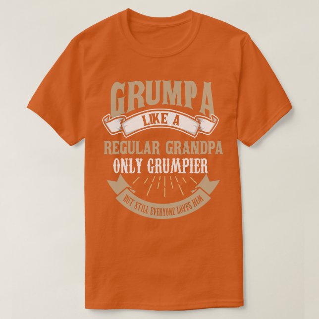 Camiseta Avô Grumpa (Frente do Design)